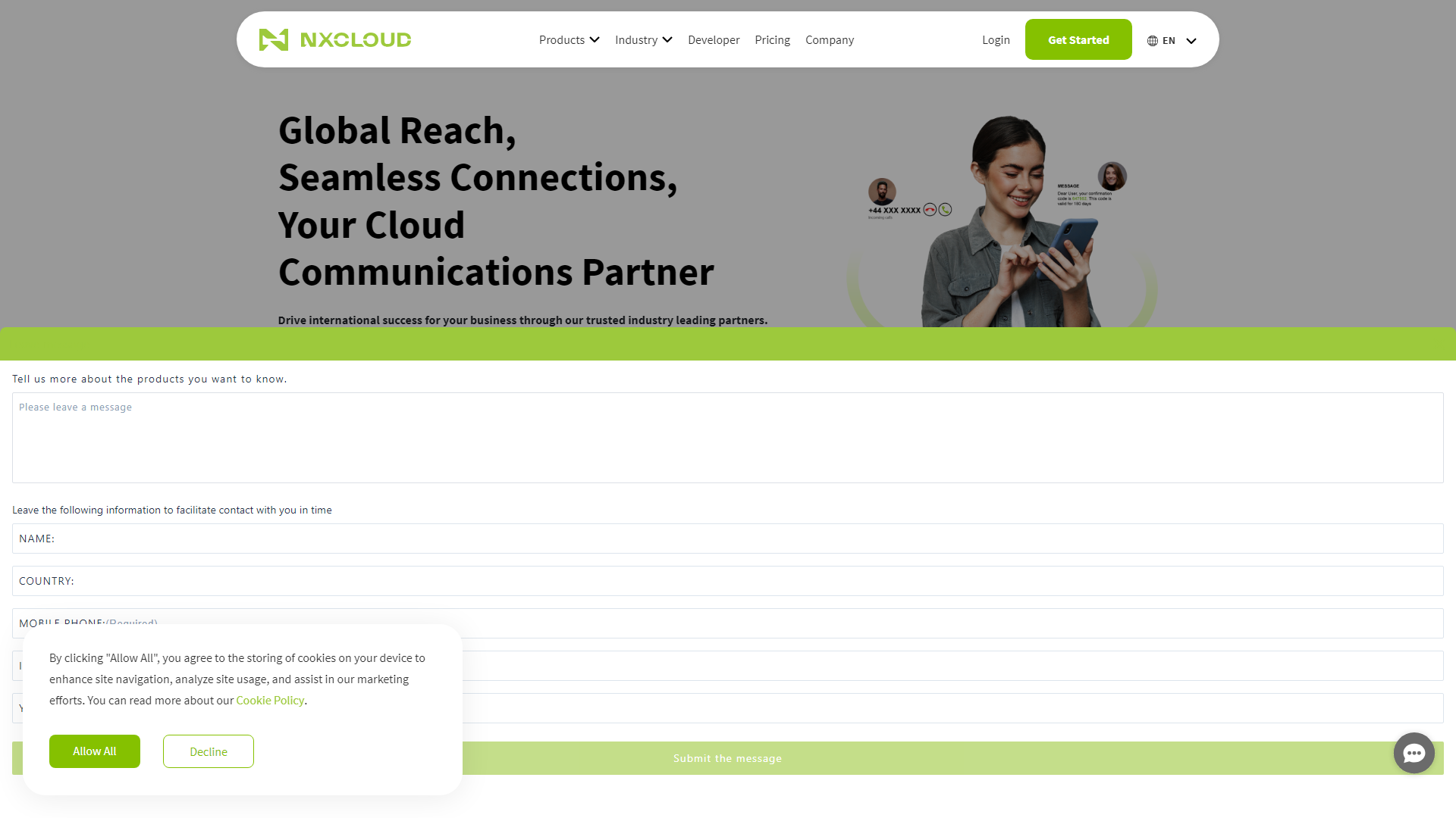 牛信云国际短信