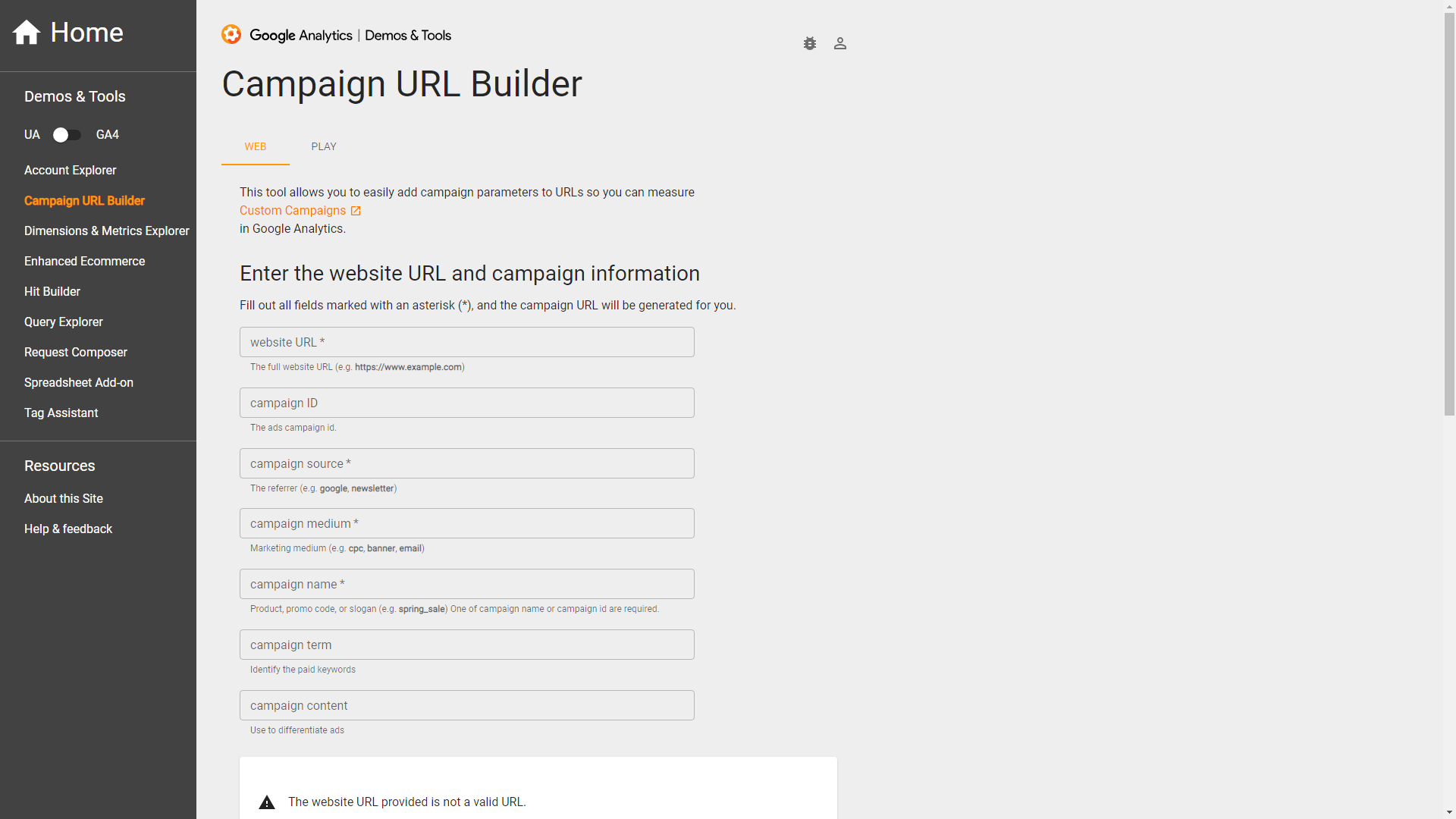 广告追踪网址生成