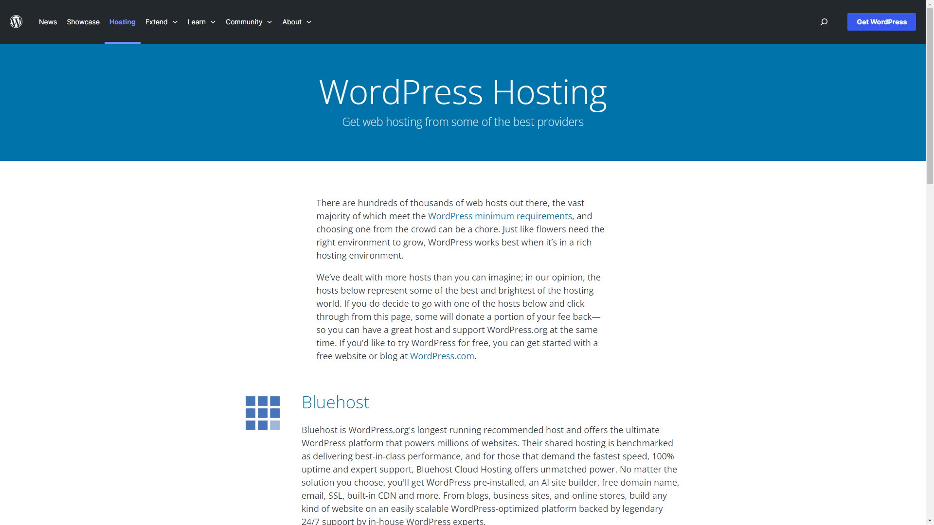 WordPress虚拟主机