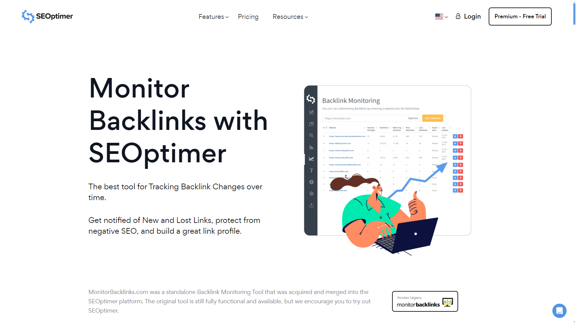 Monitor Backlinks