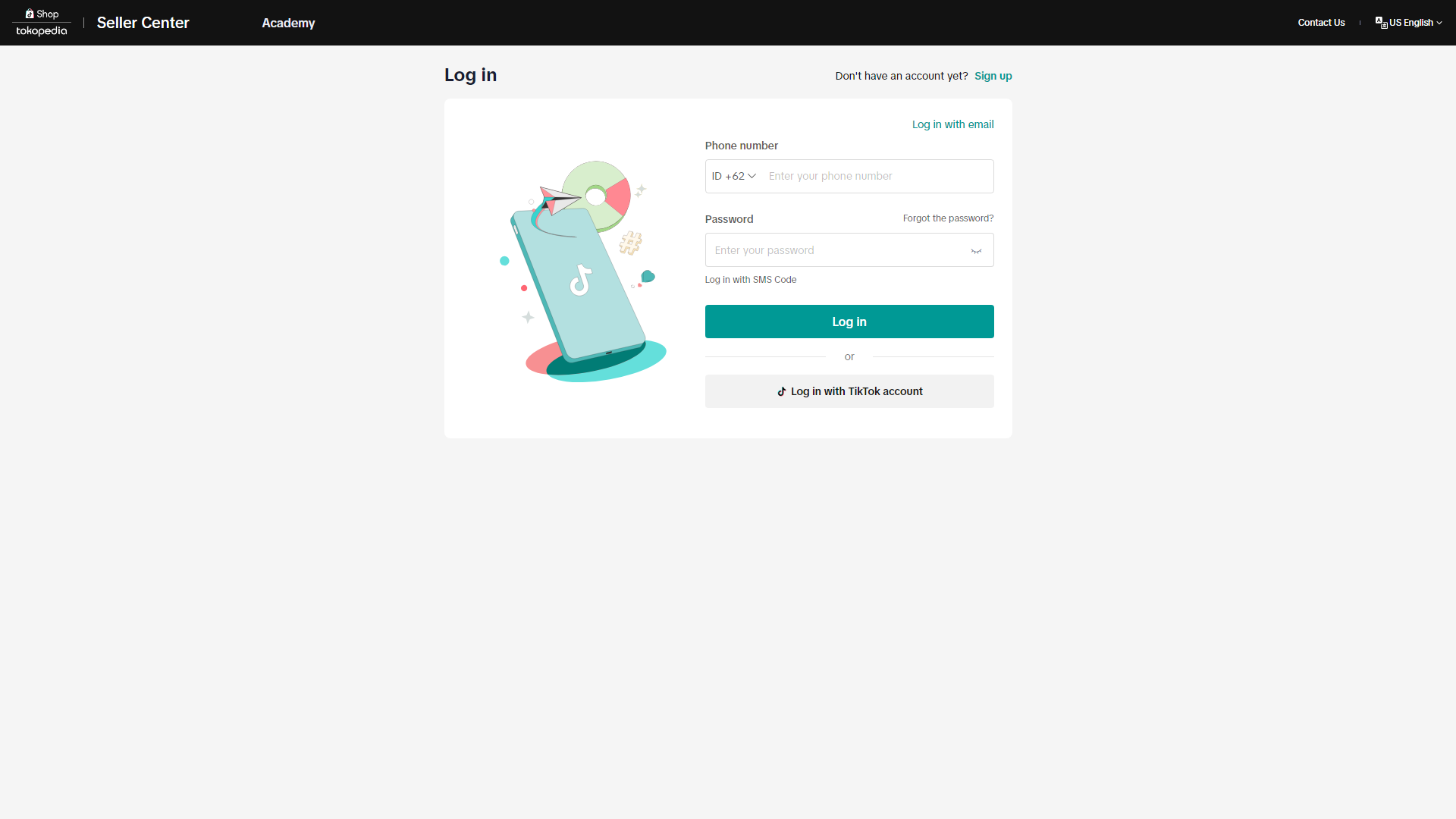 TikTok印尼本土后台
